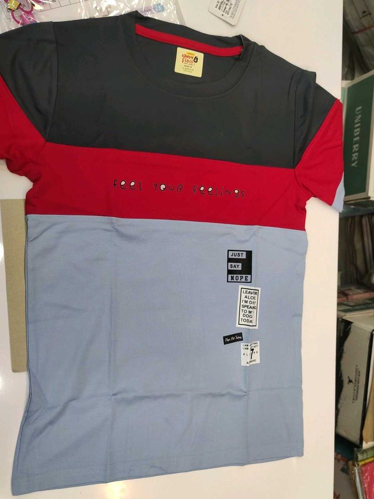 Color Block Graphic Tee