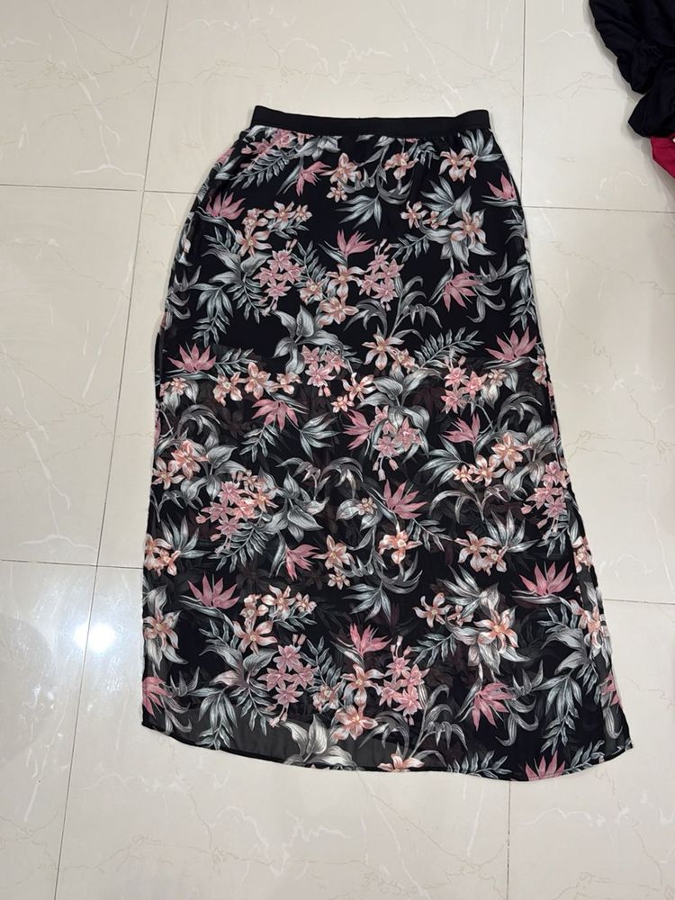 Floral Maxi Skirt