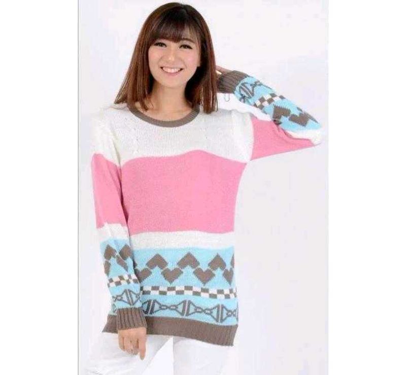 Striped Colorblock Sweater
