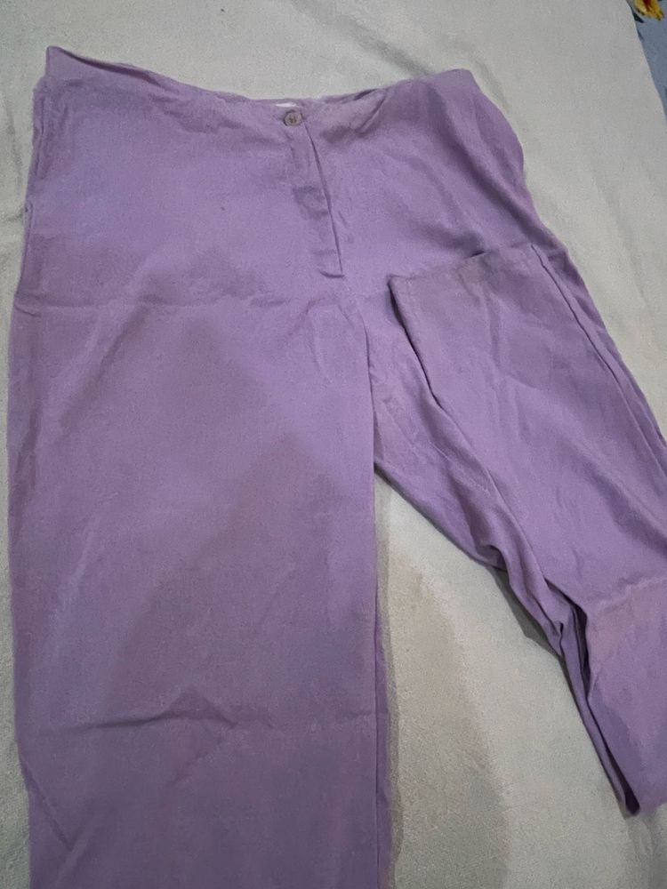 Lavender Casual Pants