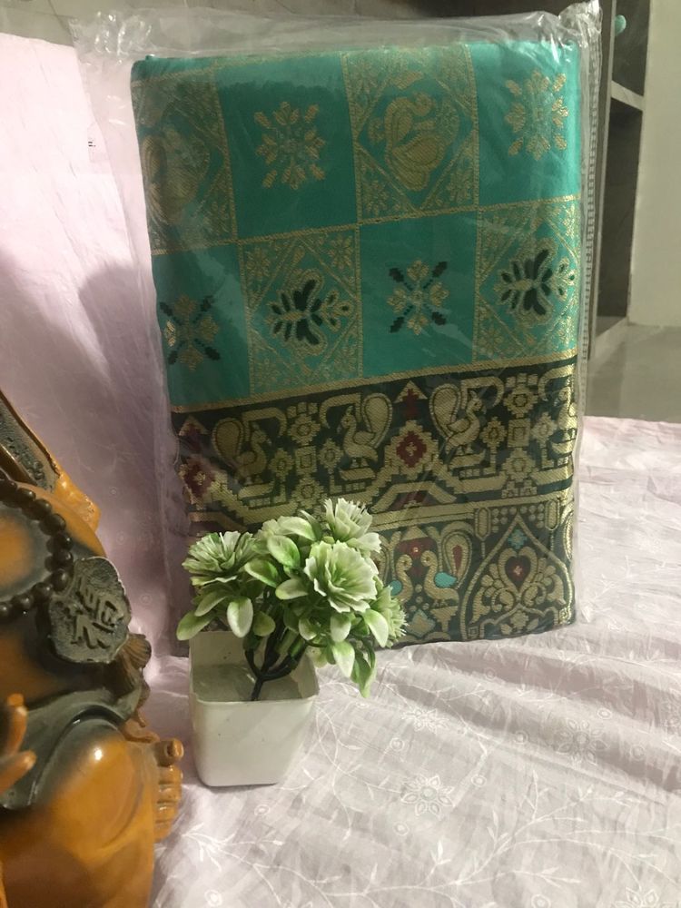 Elegant Green Saree