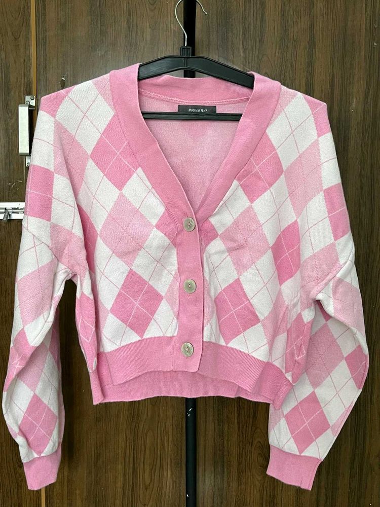 Pink Cardigan