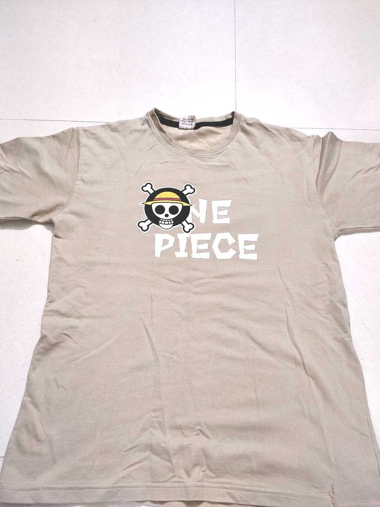 ONE PIECE MEN&#39;S COTTON OVERSIZED TSHIRT