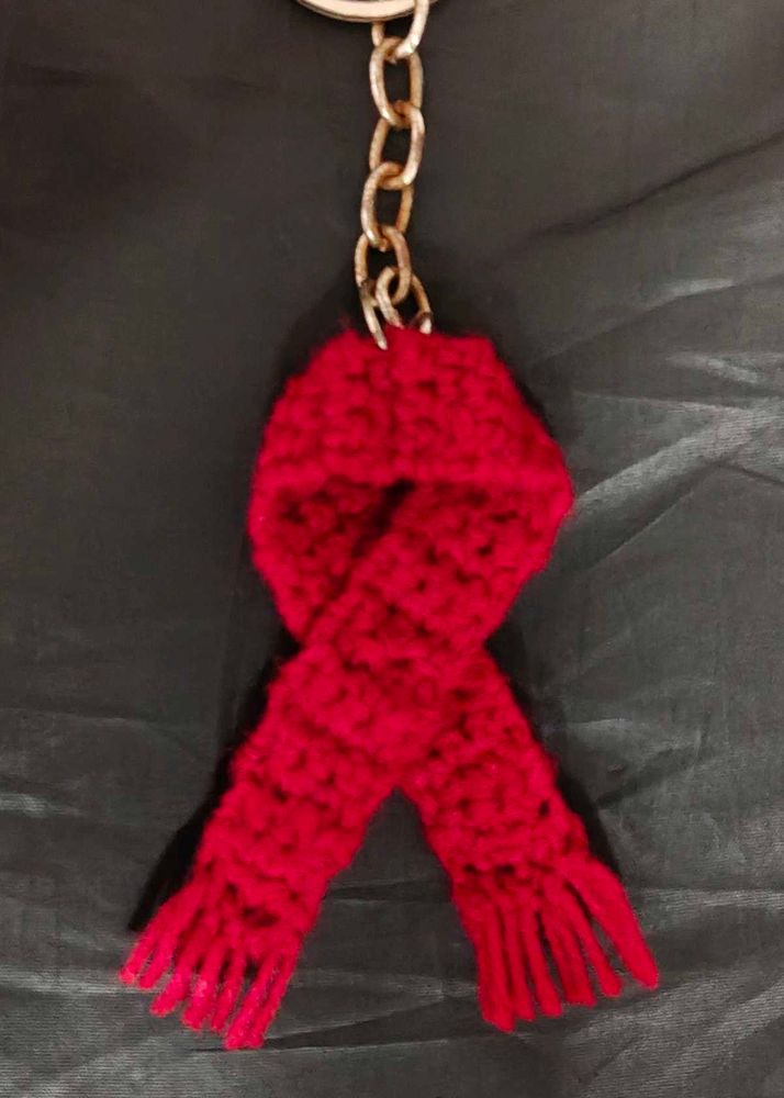 Mikasa scarf keychain