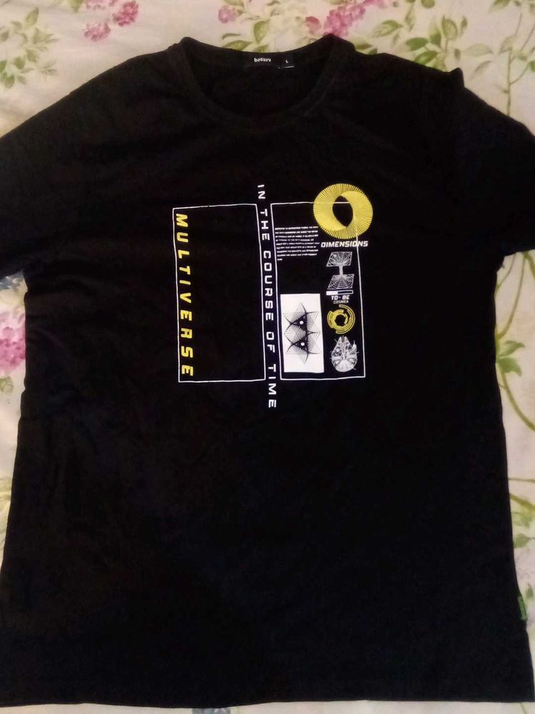 Black Graphic T-Shirt