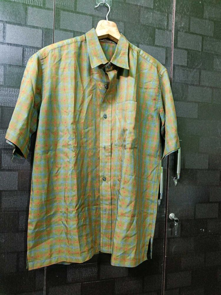 Patterned Short Sleeve Shirt