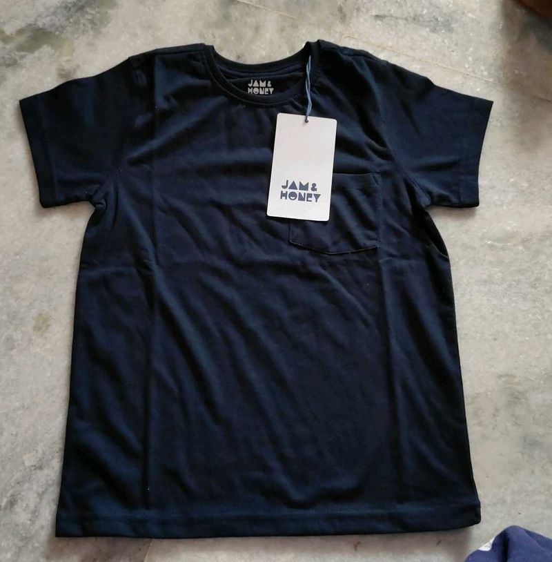 Navy Blue T-shirt 7-8 Yrs