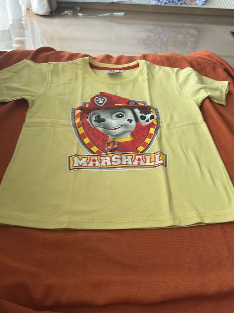 Yellow colour T-shirt for Boy age 8 to 10