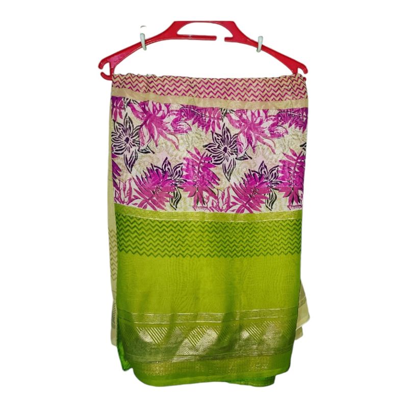Beautiful Multicolor Saree With Border