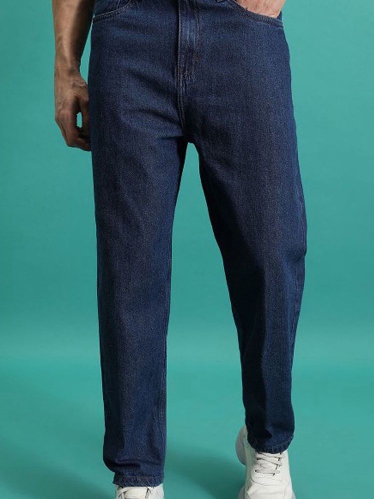 Dark Blue Denim Jeans