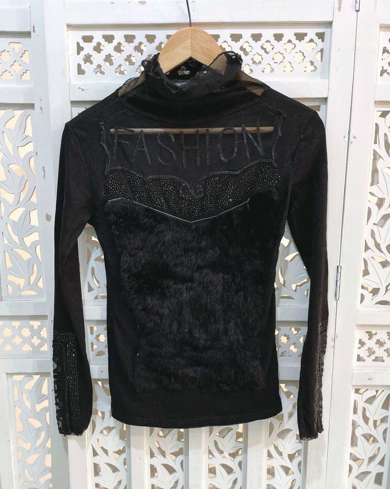 Imported Y2k Black Top C