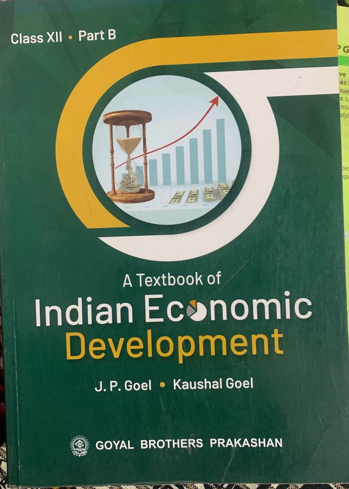 J.P Goel Indian Economic Development Class 12