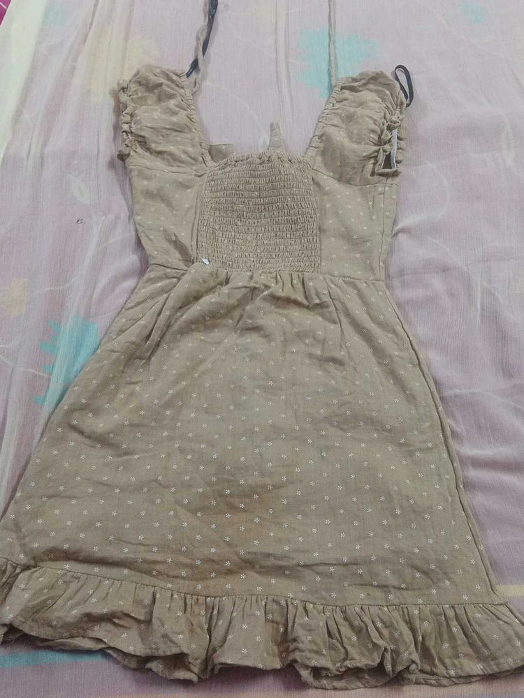 Cute Polka Dot Mini Dress