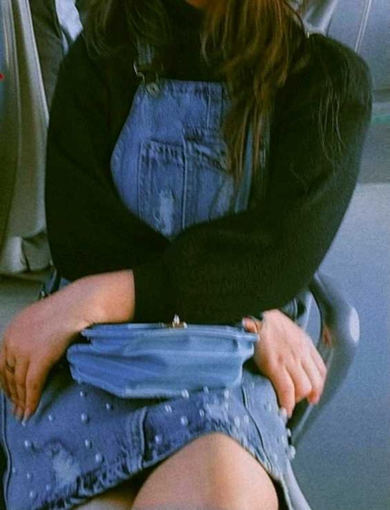 Pearl Denim Dungaree Dress