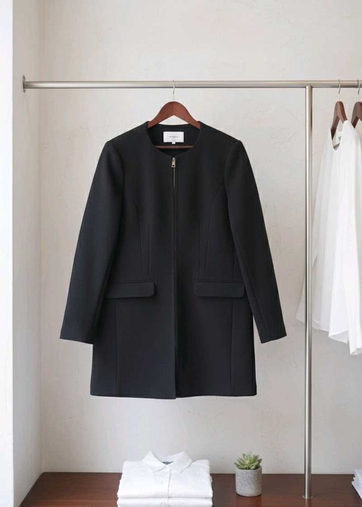 Elegant Black Coat (Size- L)