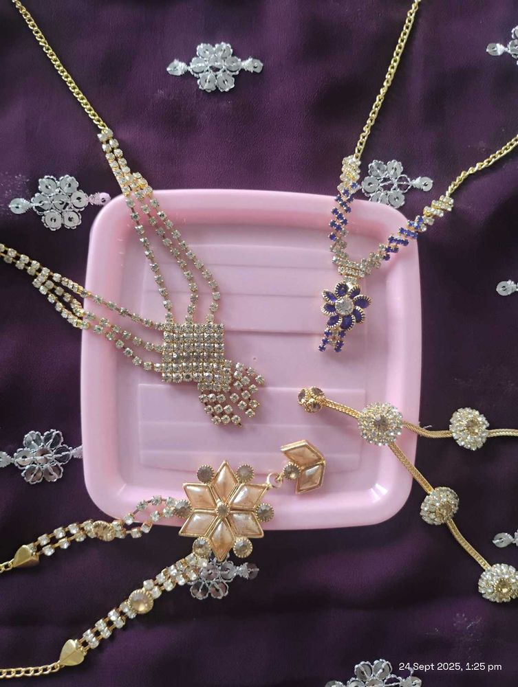 set of four necklace