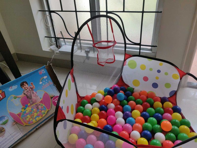 Kids Activity Basketball Pool For 0-3 Years