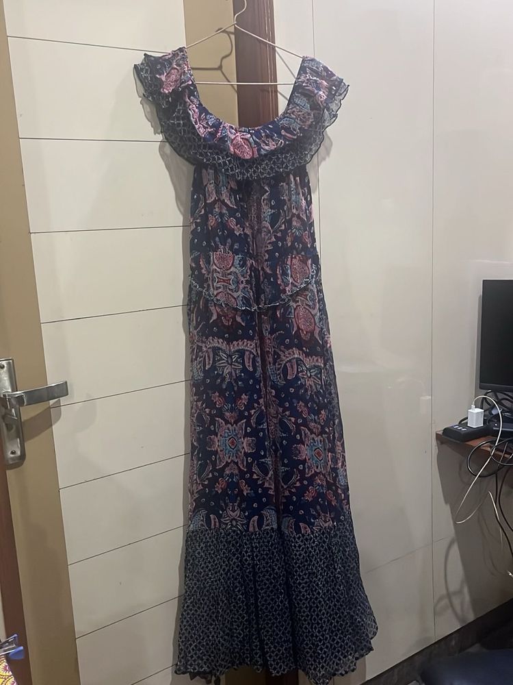 Off-Shoulder Maxi Dress