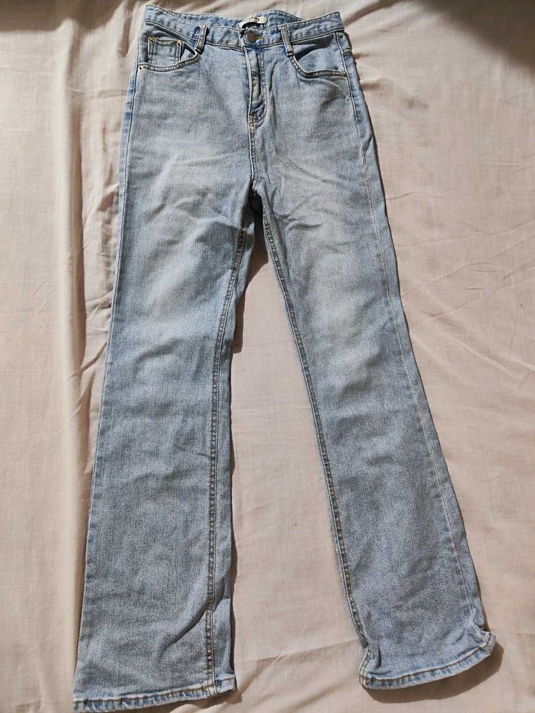 Light Wash Flare Jeans