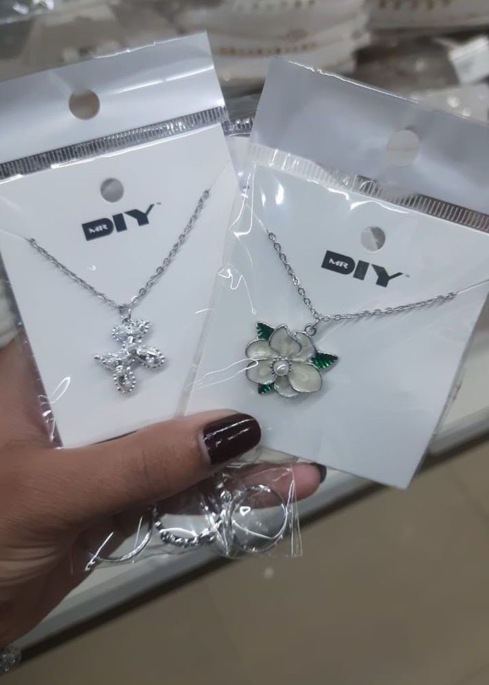 DIY Silver Necklaces