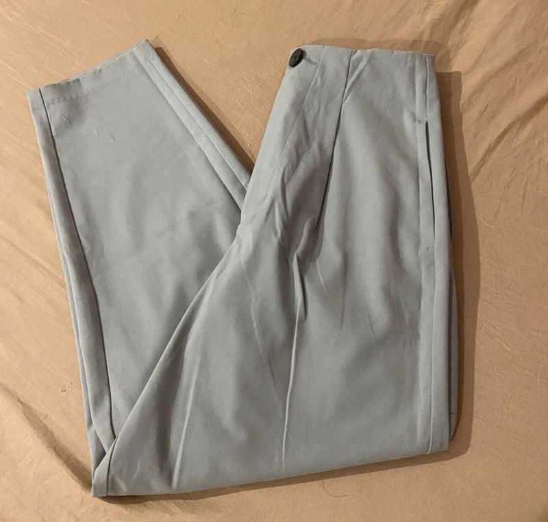 Light Sage Green High Waisted Trouser