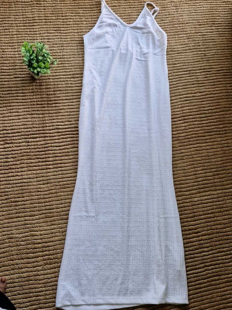 White Slip Dress