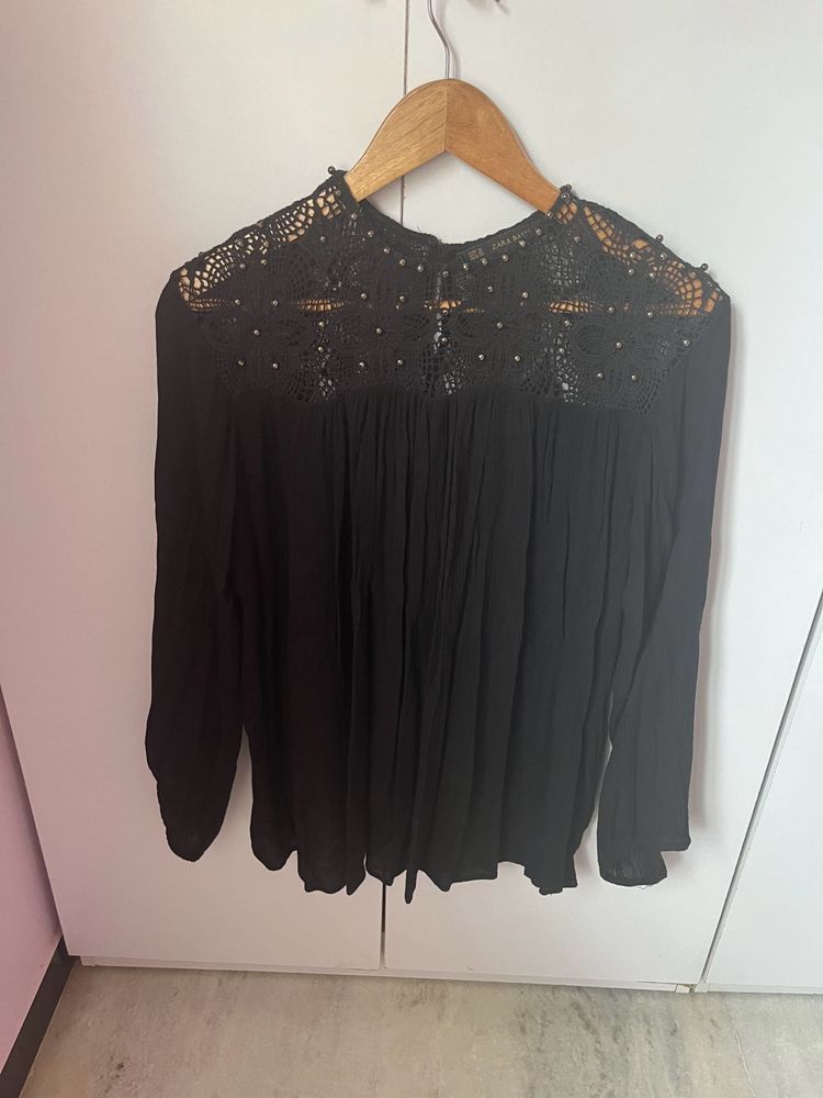 Zara Embellished Top