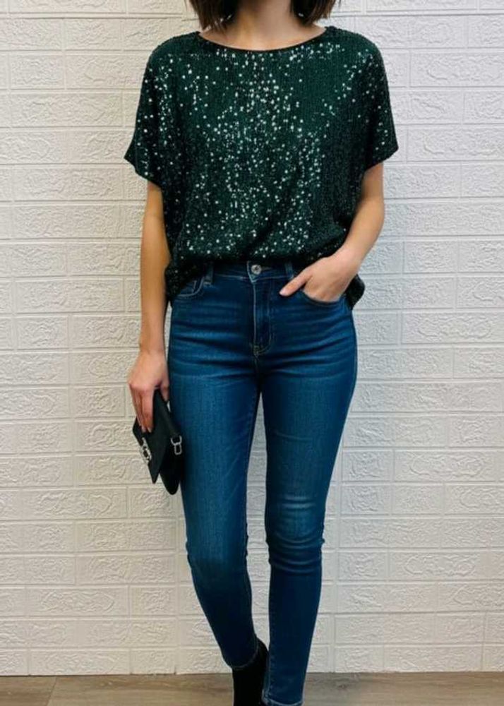 🇬🇧 H&amp;M imported Sparkling Sequin Top