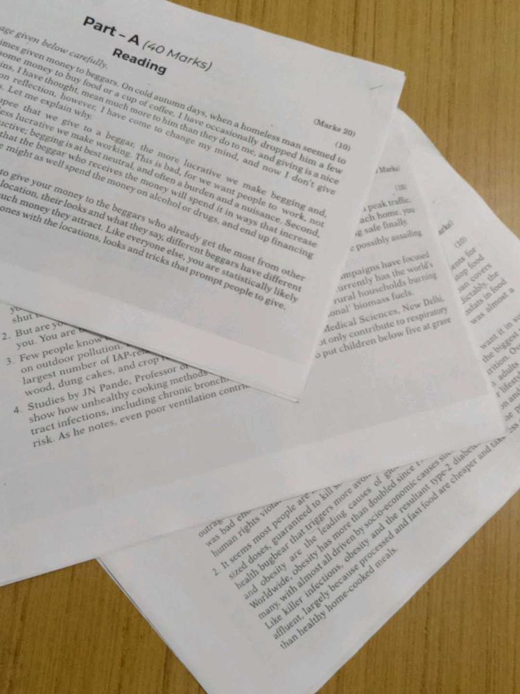 Practice Sets For English Exams Class 9