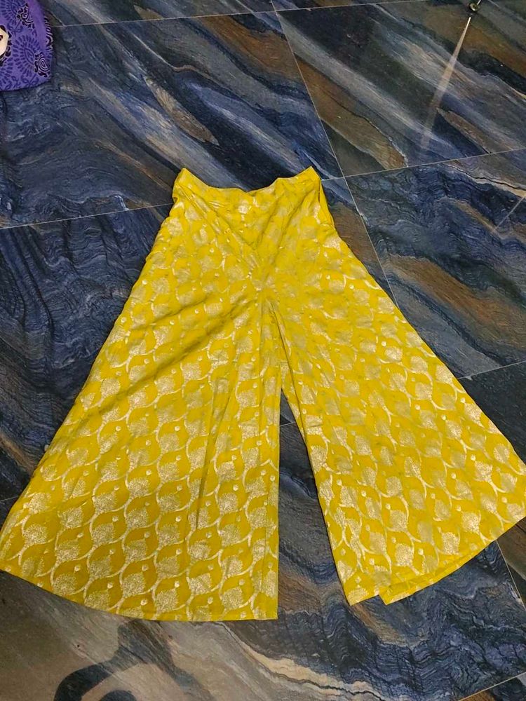 Yellow Palazzo Pants
