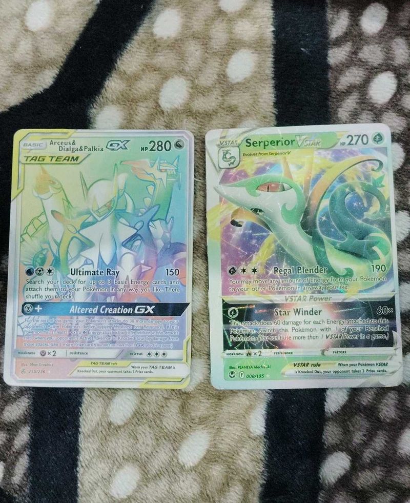 Pokemon TCG Cards - Arceus &amp; Serperior