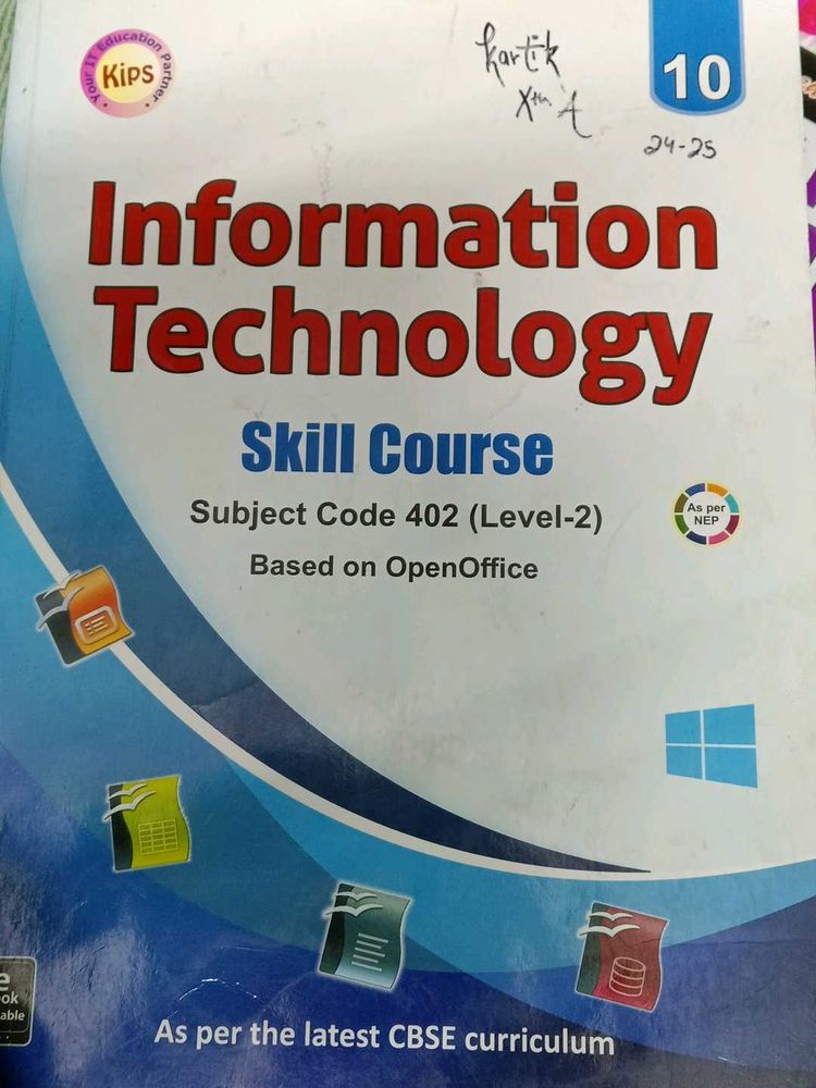 KIPS Information Technology Class 10th CBSE (2025)