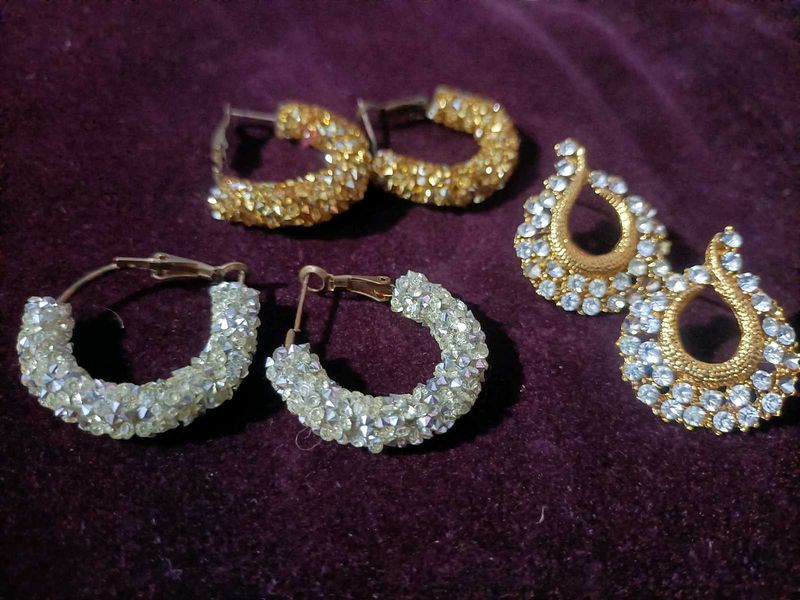 Earrings Lot of 3
