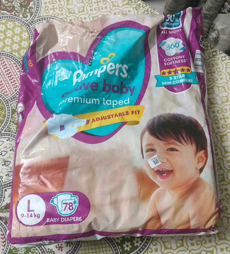 Pampers Active Baby Taped Diapers