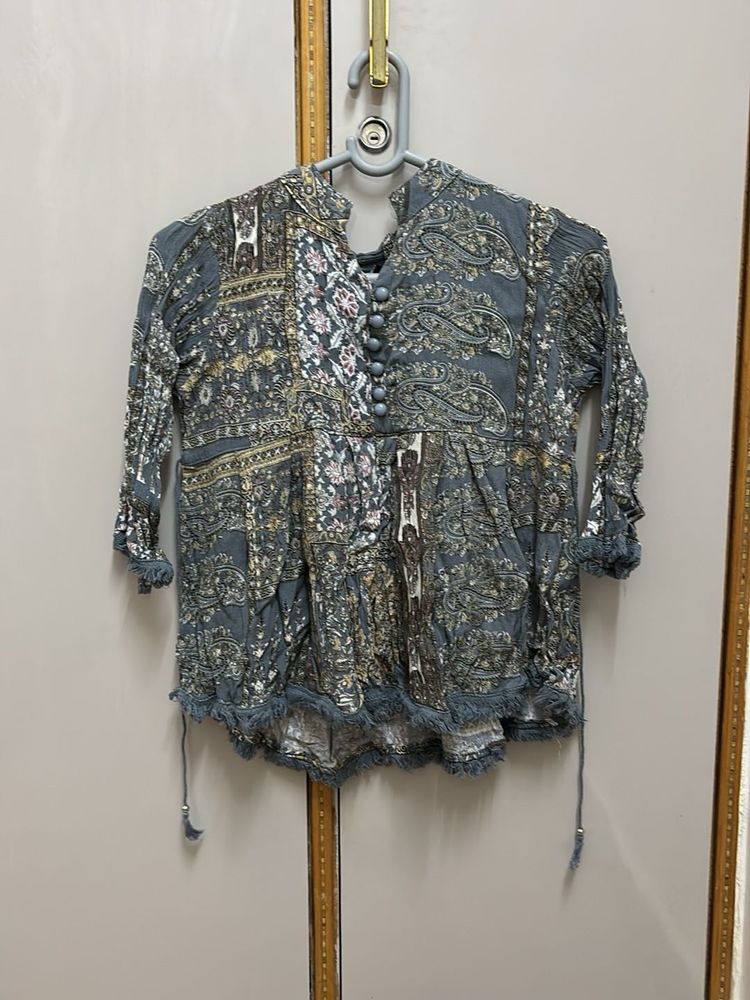 Boho Print Top