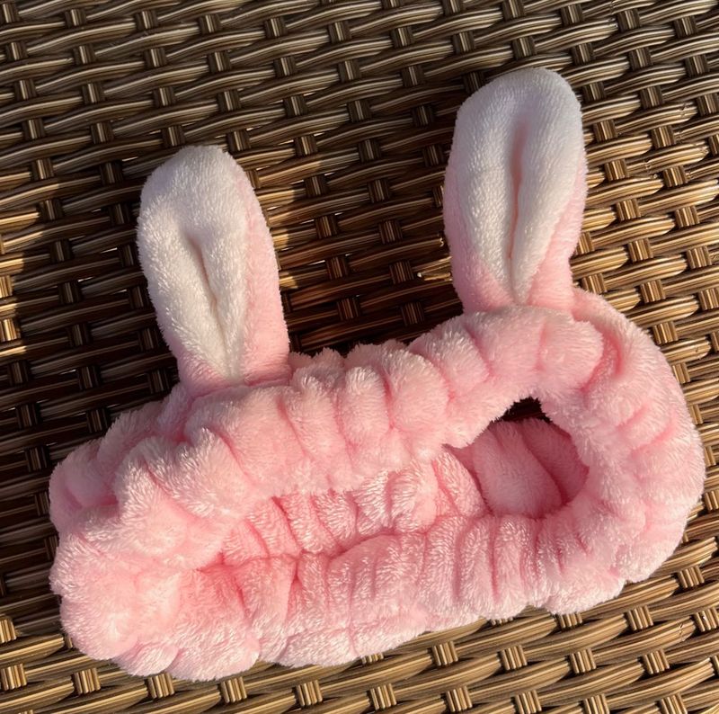 Pink Bunny Ear Headband