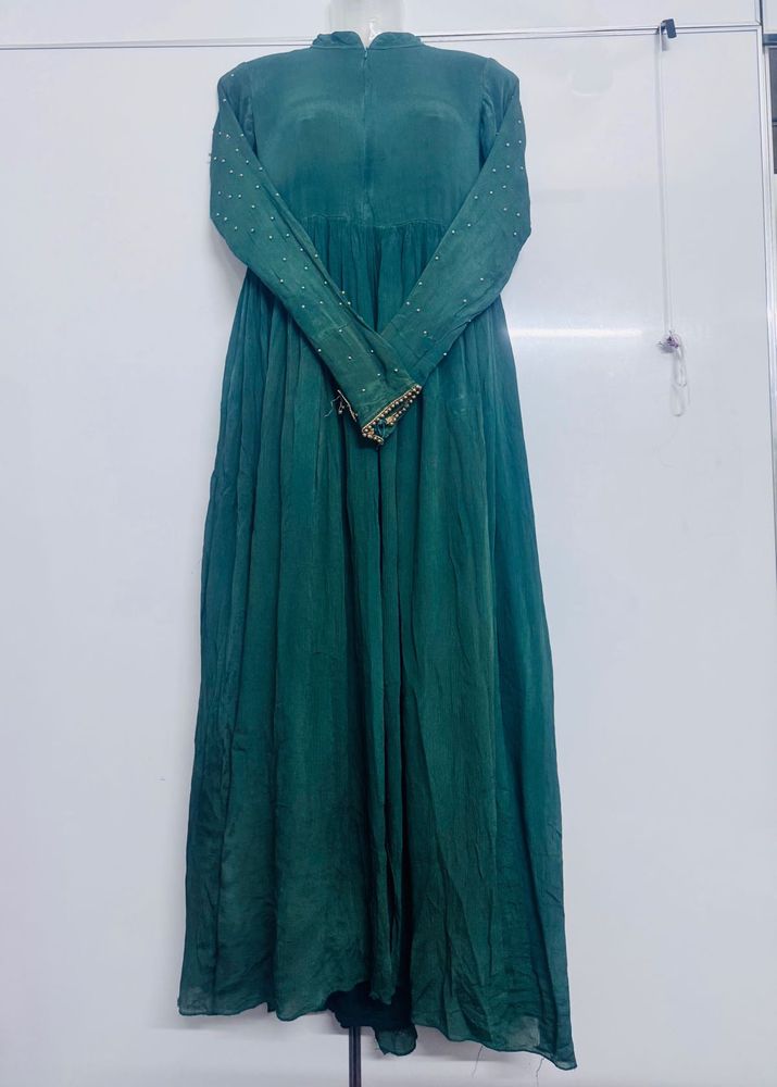 Elegant Green Ethnic Gown