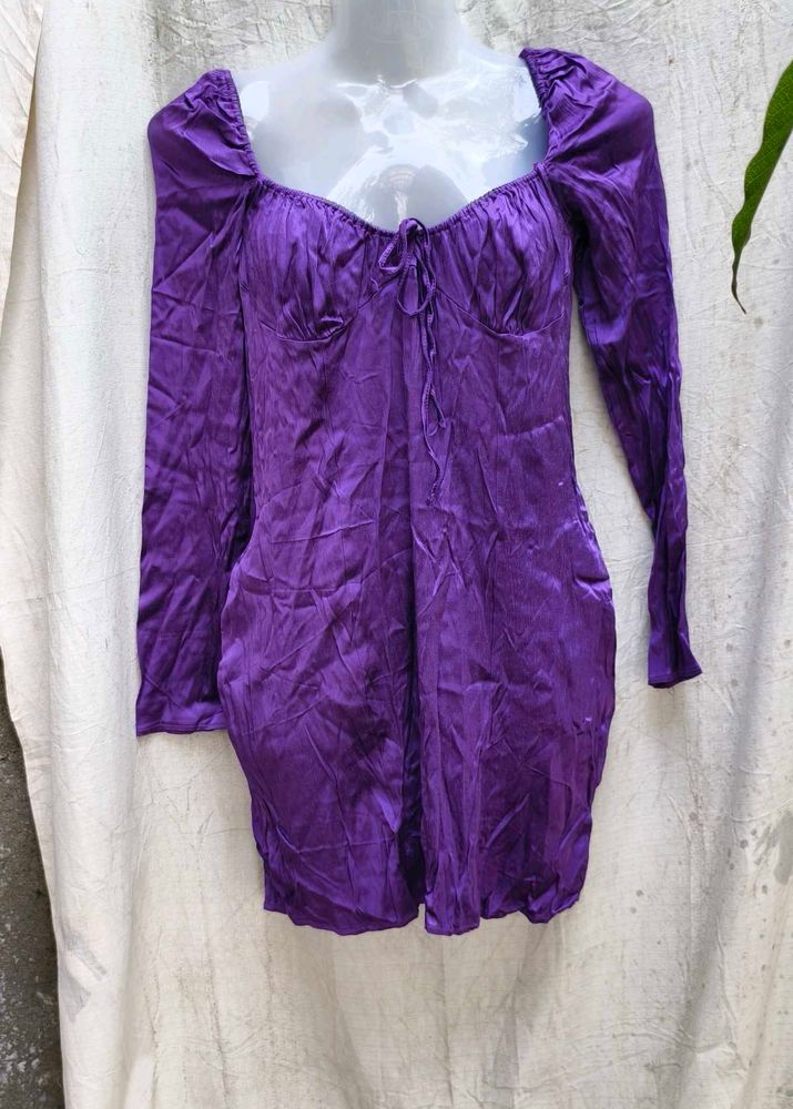 1177. Purple Mini Dress