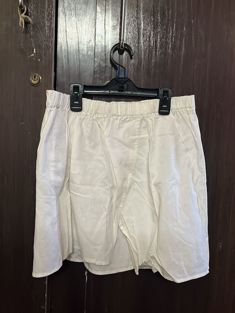White Mini Skirt