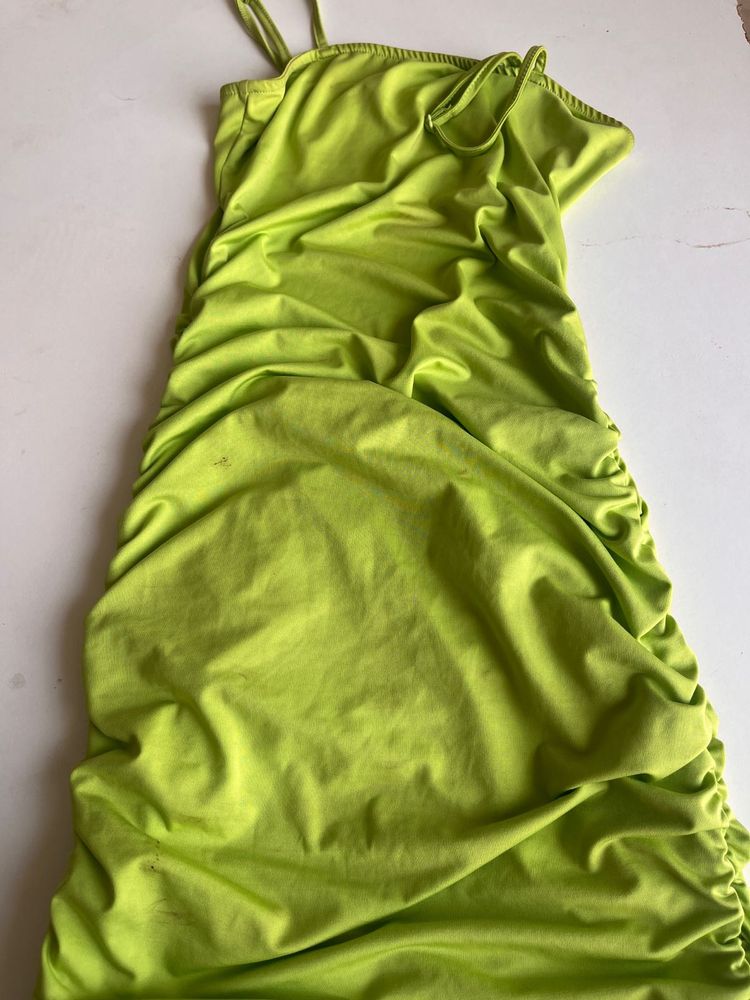 Lemon Green Dress