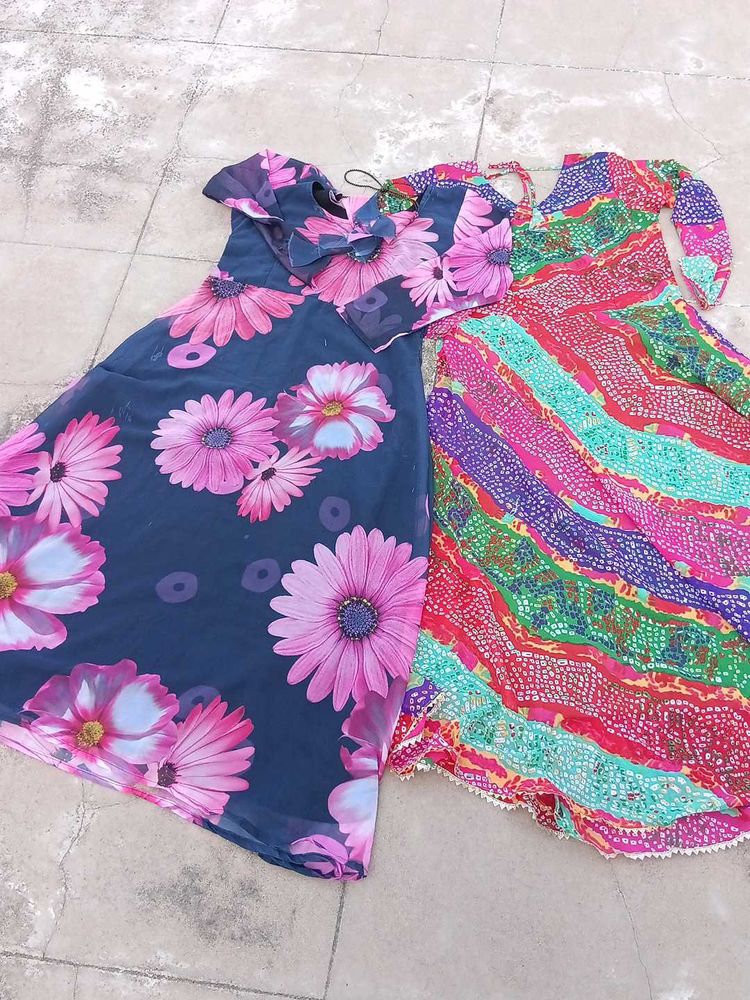 2 Anarkali Set For Women With Dupatta