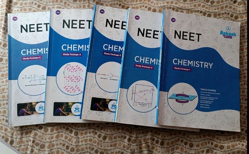 Aakash Byju&#39;s Chemistry All 5 Packages