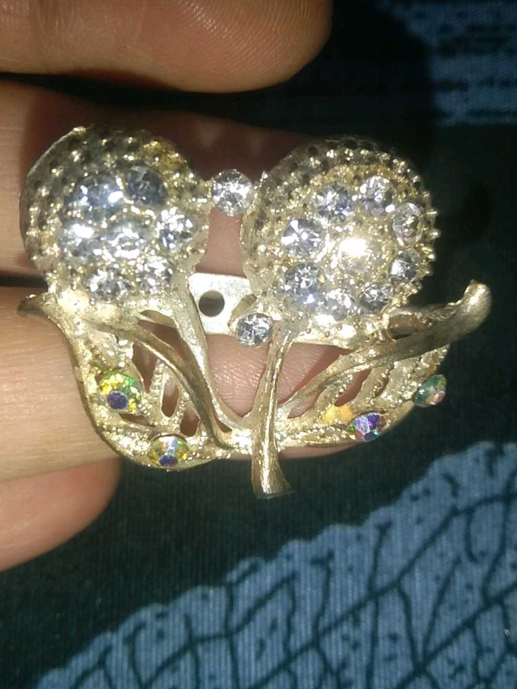 Vintage Floral Brooch