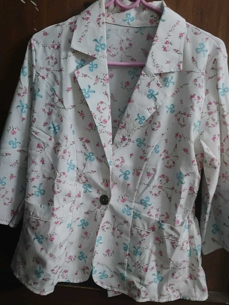 Floral Blazer