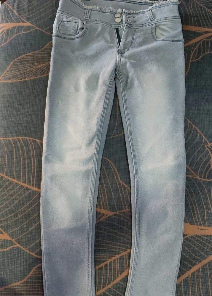 Light Wash Denim Jeans