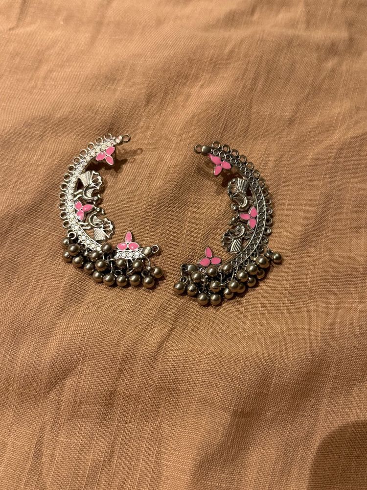 Silver Jumka Earrings