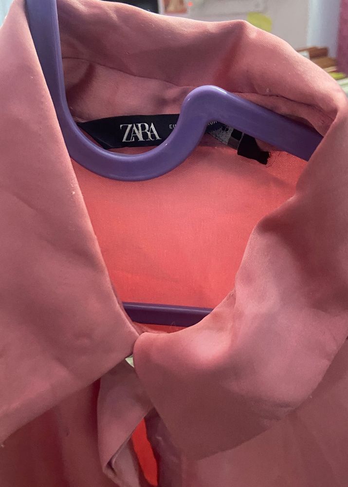Zara Pink Shirt oversized