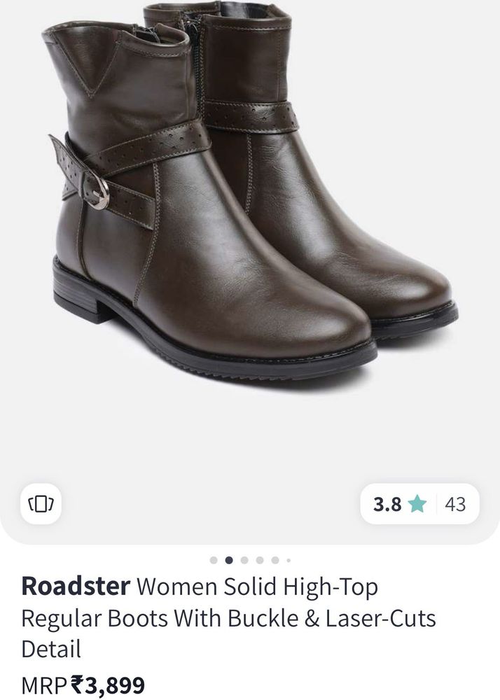 Roadster High-Top Buckle Boots