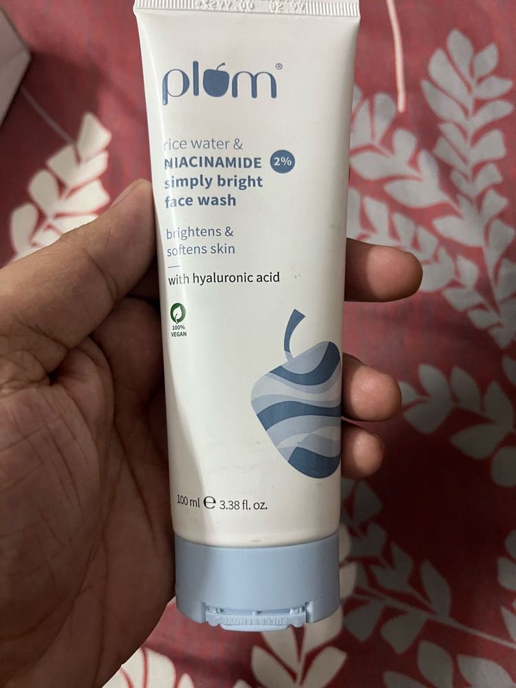 Plum Rice Water Face Wash