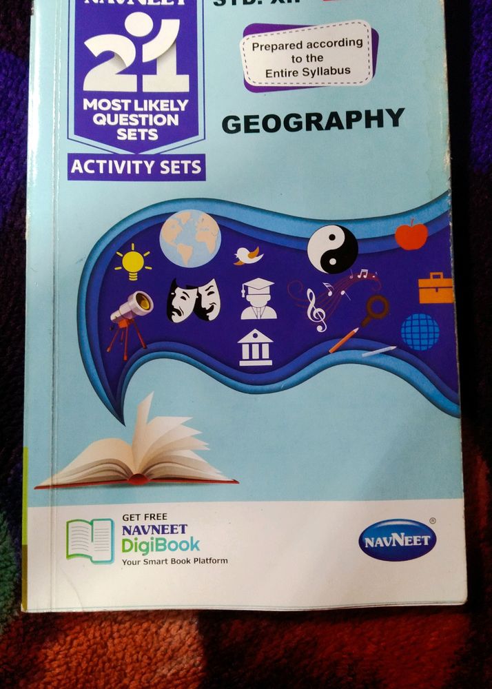 Latest Navneet Geography 21 Set Maharashtra Board 12th